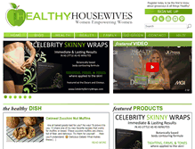 Tablet Screenshot of healthyhousewives.com
